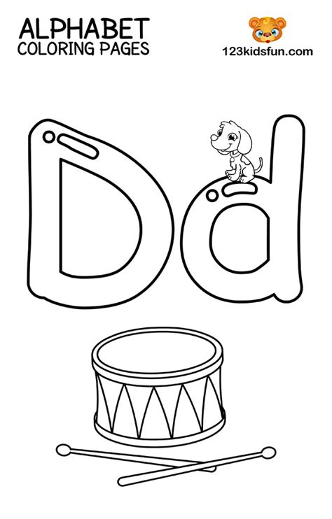 Download 240+ Printable Letter D S Coloring Pages PNG PDF File Best