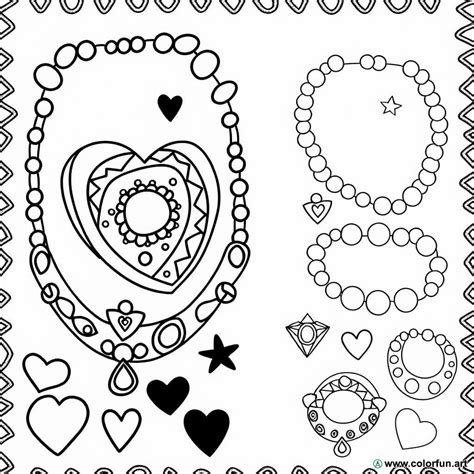 Download 268+ Jewellery Coloring Pages PNG PDF File