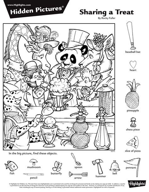 Download 319+ Highlights Hidden Pictures Coloring Pages PNG PDF File