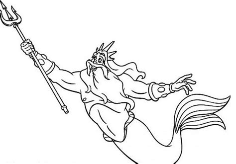 Download 32+ King Triton Coloring Pages PNG PDF File
