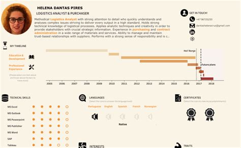 Download 40 Interactive Tableau Resume Templates Techgeek