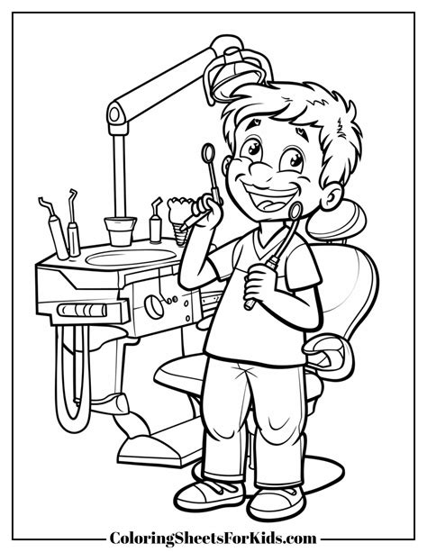 Download 67+ Fun Dental Coloring Pages PNG PDF File
