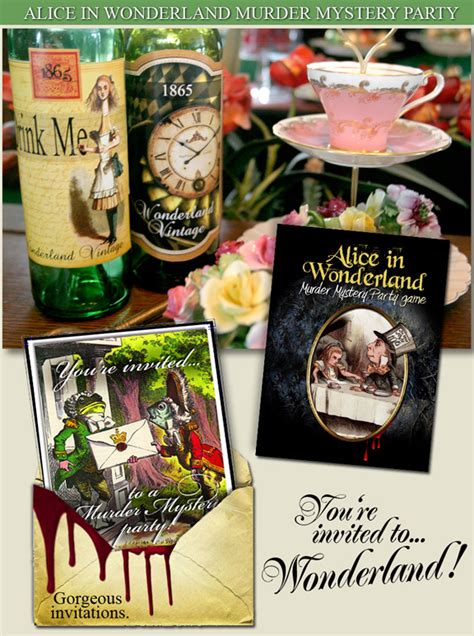 Download A Printable Murder Mystery Party Game Now Titanic Alice In Wonderland Vampire