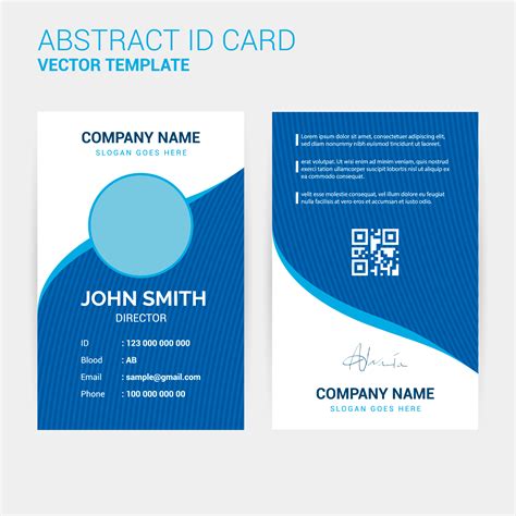 Download Abstract Professional id Card Design Template
