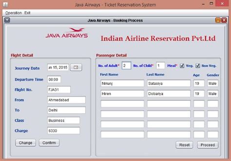 Download Airline Reservation System Project in Java With Source Code Project Plazza