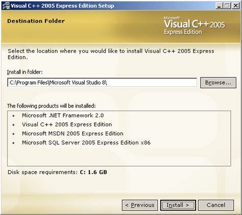 Download And Install Visual C 2005 Express Edition