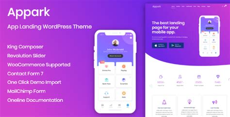 Download Appark App Landing Page Free Nulled