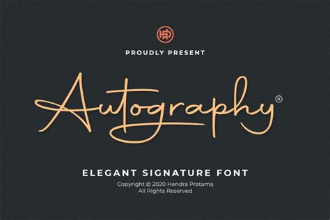 Download Autography Signature Font Free Script Fonts