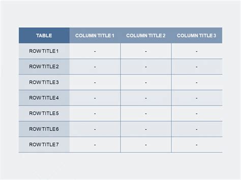 Download Basic Table PowerPoint Templates