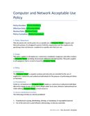 Download Computer Use Policy and Procedures for Free Page 11