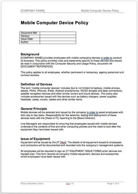 Download Computer Use Policy and Procedures for Free Page 8