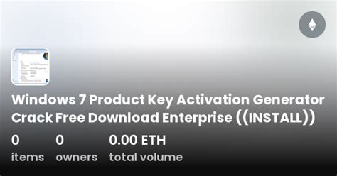 Download Crack Software Windows 7 Enterprise product key Generator + Crack Download