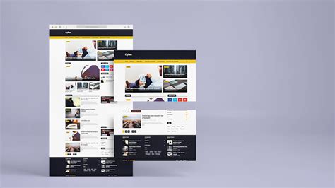 Download Cyber Blogger Template Premium Version