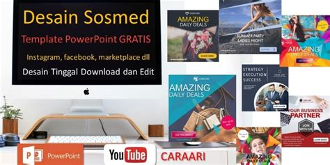 Download Desain Powerpoint untuk jualan Gratis tinggal edit