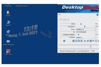 Download DesktopClock3D 1.03 for Windows