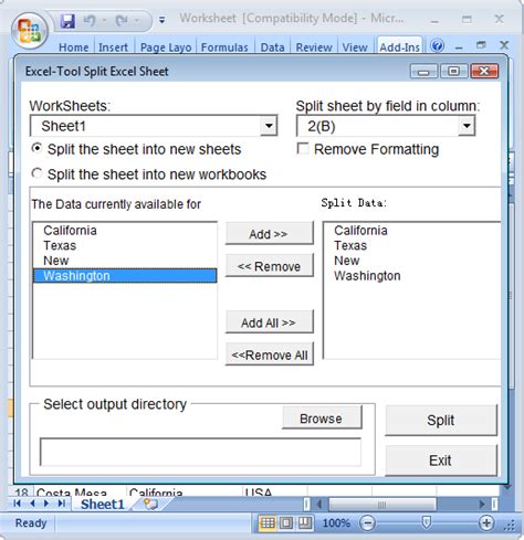 Download ExcelTool Split Excel Sheet 10.3.7