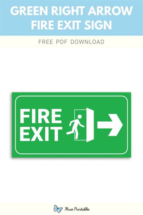 Download Fire Exit Sign Template How To Design Fire Safety Signs