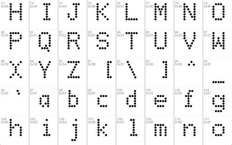 Download Free Font DotMatrix