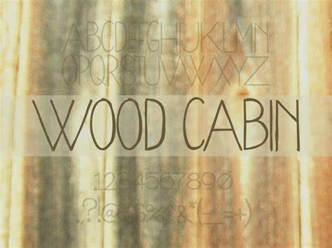 Download Free Font LogCabin