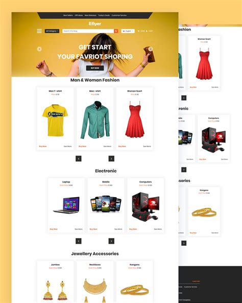 Download Free HTML Templates for Online Shopping Websites