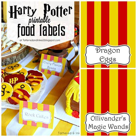 Download Free Harry Potter Party Printables - Pinterest