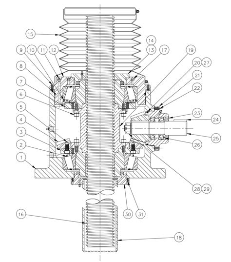 Download Free Mechanical Bottle Jack With Bevel Gear Design