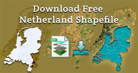 Download Free Netherland Shapefile - Boundary, Polygon