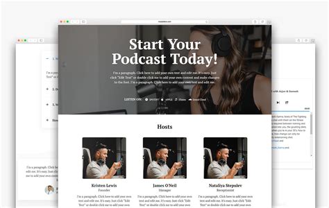 Download Free Podcast Elementor Template in 2021 Web design