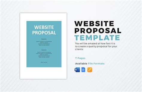 Download Free Website Proposal Template For Web Designers