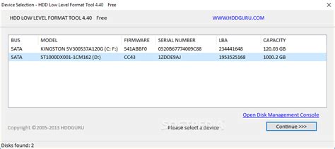 Download HDD Low Level Format Tool for PC / Windows