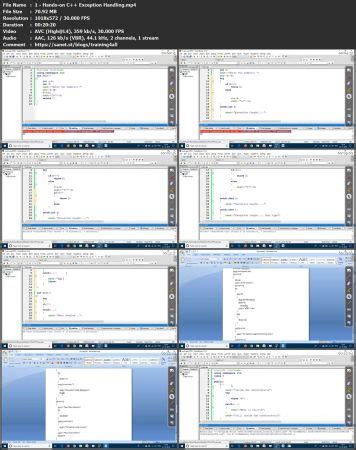 Download Handson C++ Exception Handling SoftArchive