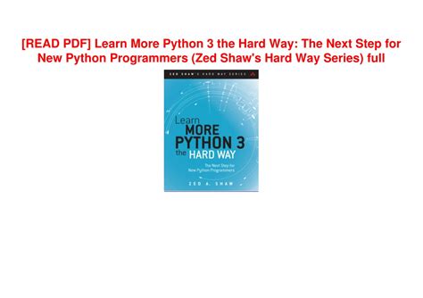 Download Learn More Python The Hard Way The Next
