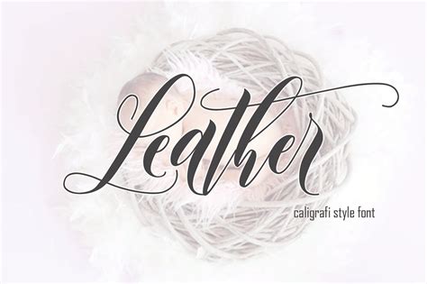 Download Leatherwork font fontsme.com