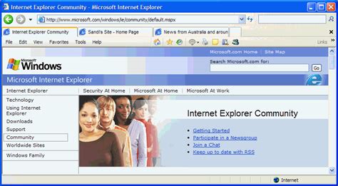 Download MS windows XP web site
