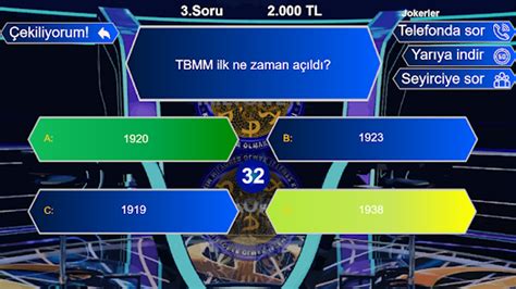 Download Milyoner olmak ister misin android on PC GameLoop. 