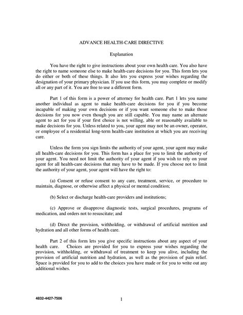Download Mississippi Living Will Form Advance Directive PDF