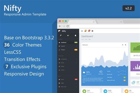 Download Nifty 2 5 Responsive Admin Template Dfbootstrap