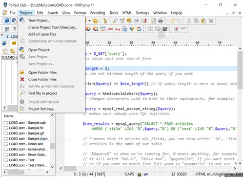 Download PSPAD Free Text Editor Software To Write Python C   Code