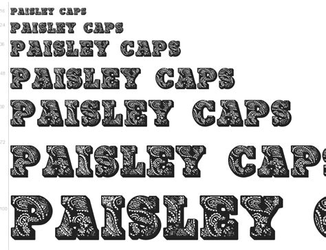 Download Paisley Caps Font Family - fontsup.com