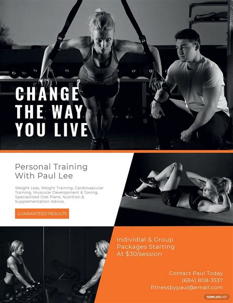 Download Personal Trainer V1 2018 Flyer PSD Template