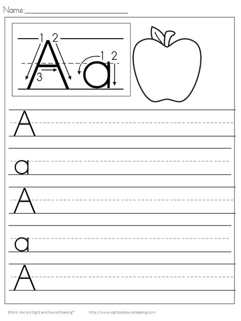 Download Pre K Worksheets - Writing Worksheets