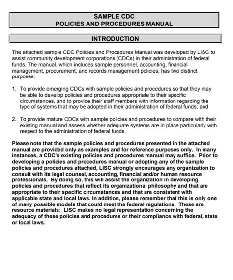 Download Procedure Manual Template Word for Free Page 4 FormTemplate