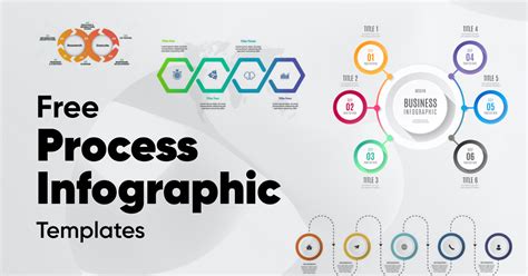 Download Process Infographic Template with 6 Options for Free