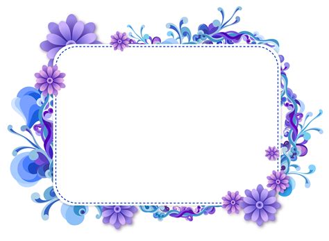 Download Purple Border Frame Transparent HQ PNG Image in different