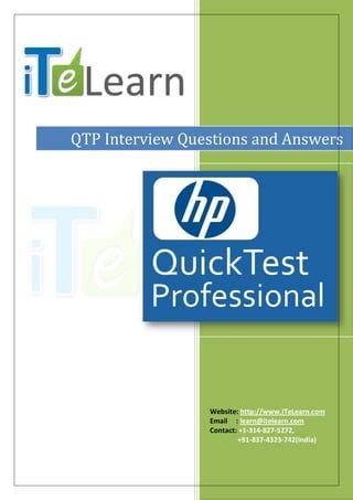 Download Qtp Interview Questions And Answers Book