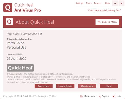 Download Quick Heal 2022