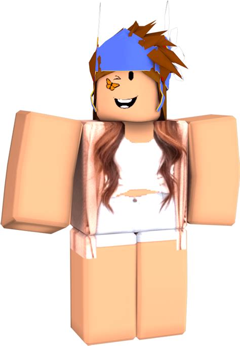 Download Roblox Gfx Png Roblox Girl Transparent HD Transparent PNG