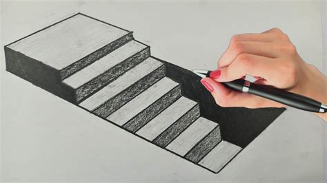 Download Sketch 3D Drawing Easy For Kids Step By Step Gif Drawing 3D Easy