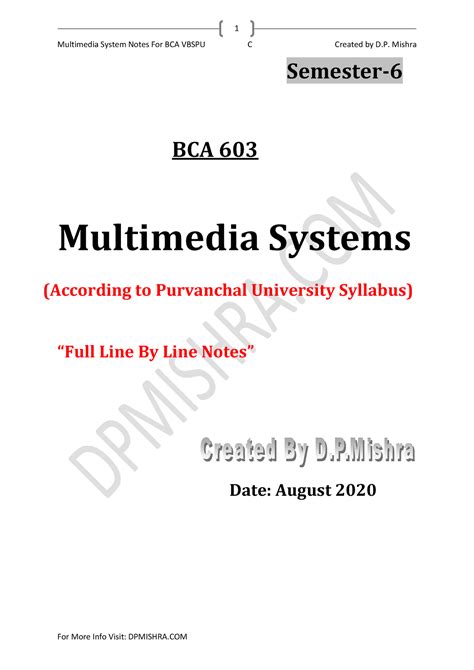 Download Solutions Bca 5th Sem Multimedia Systems Notes Pdf …