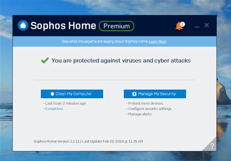 Download Sophos Home Premium links